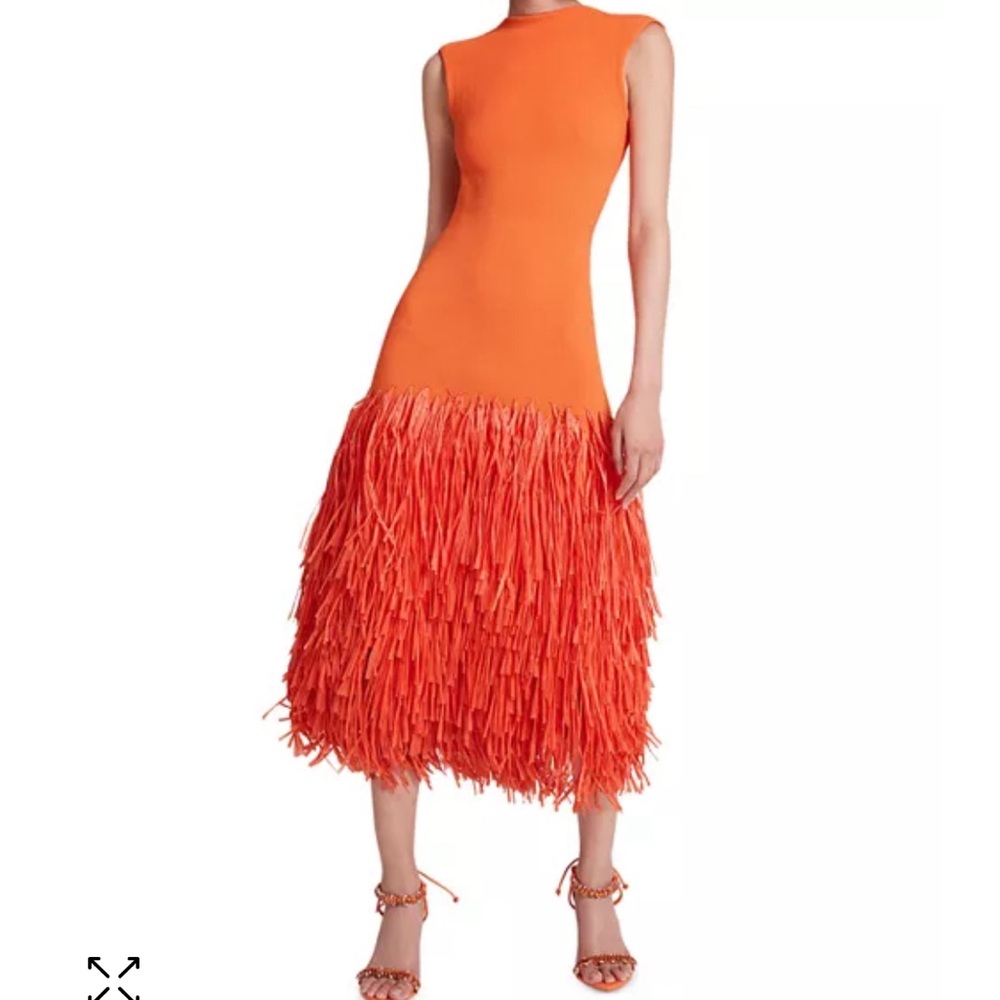 ISO of aje midi fringe dress in US size 4 or 6 or 8